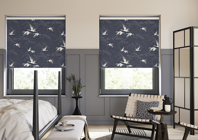 Laura Ashley Animalia, Midnight - Roller Blind - Image 3